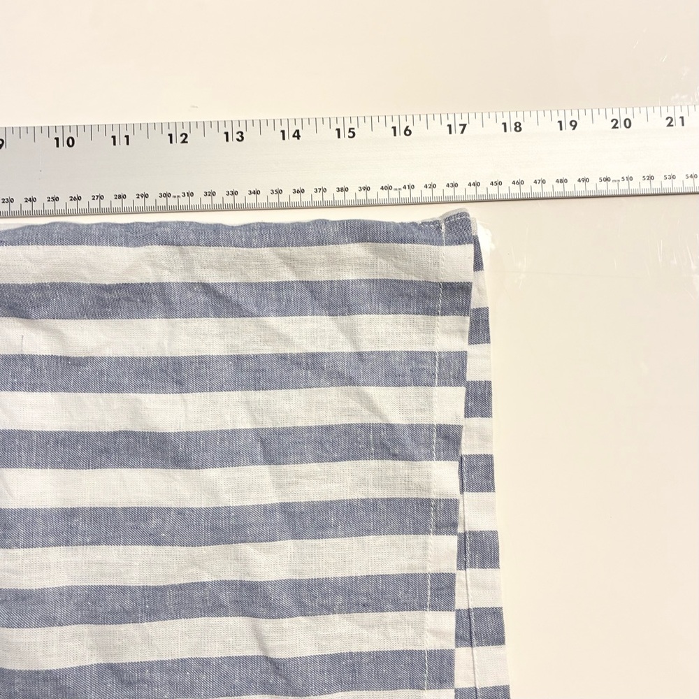 New Beachlunchlounge Linen Striped Shorts L Nautical Beachy Summer Resort Vacay - Picture 7 of 8